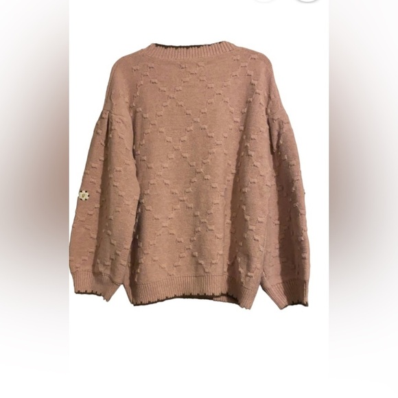 Sweater with Flowers - Picture 2 of 2